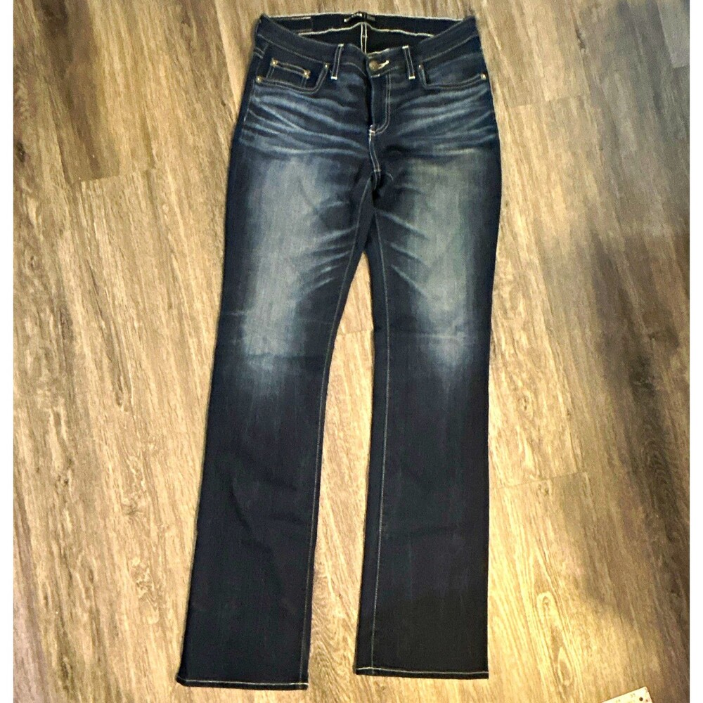 BIG STAR Women’s Maddie Bootcut Jeans Dark Wash Slim Bootcut mid rise 27x33 LONG